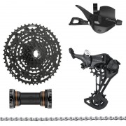 Комплект Shimano CUES U6000, 1х10ск, переключатель, манетка, система, каретка, кассета, цепь