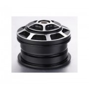 Рулевая колонка KL-B312 полуинтегрированная, промподшипники, 1.1/8”x44x30 мм, высота 14,5 мм, в комплекте с якорем, цвет черный.