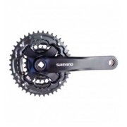 Система Shimano TY501, 175мм, для 2x7/8ск, Кв, 46/30, с защитой от цепи., с болтами креп, цвет черный