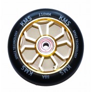 Колесо 110мм KMS для трюковых самокатов форма медуза цв. бензин