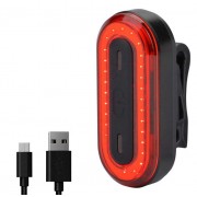 Велофонарь задний Briviga USB 40. EBL-3305 COB диоды в пластиковом корпусе, до 40 лм. Встроенный аккумулятор 400 мАч.