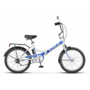 Складной велосипед Stels Pilot 750 цвет: Бело-синий