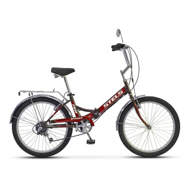 Складной велосипед Stels Pilot 750 цвет: Темно-красный Складной велосипед Stels Pilot 750 цвет: Темно-красный