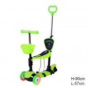 Самокат "Scooter" от 2-х лет с подс ,кол-120 sk004