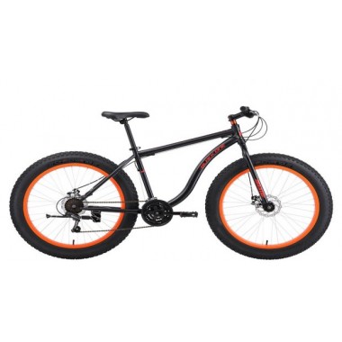 Фэтбайк Black One Monster 18"26MD черный/оранжев Фэтбайк Black One Monster 18"26MD черный/оранжев