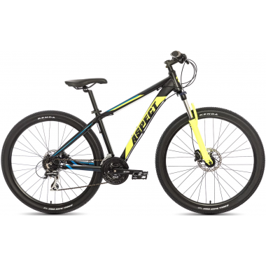 Горный велосипед ASPECT LEGEND "18" черно-желтый 27.5 Горный велосипед ASPECT LEGEND "18" черно-желтый 27.5