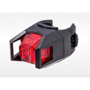 Передний габарит + задний стоп JY-3005, материал резина/пластик, крепление селикон