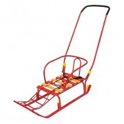 Санки дет., "Тимка 5" - Классик цв.,красный Т5КЛ