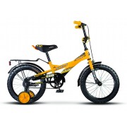 Детский велосипед 16 Stels Pilot 130 черно- зеленый