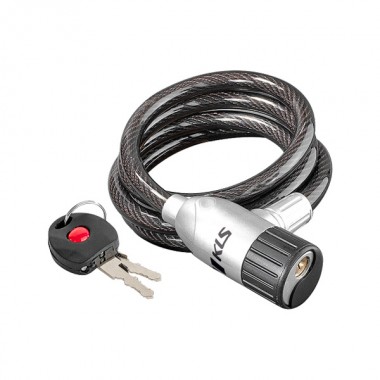Замок трос KLS COIL 4.5мм*10мм*150см Замок трос KLS COIL 4.5мм*10мм*150см