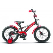 Детский велосипед 16 Stels Pilot 140 черно- красный