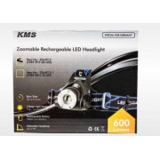 Фара LED, с креплением на голову, 10W, меняющийся фокус, инд. упак., бренд "KMS"